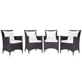 Convene 4 Piece Outdoor Patio Dining Set by Modway