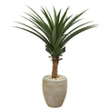 Agave Artificial Plant in Sand Colored Planter