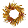 25"  Sorghum Harvest Artificial Wreath