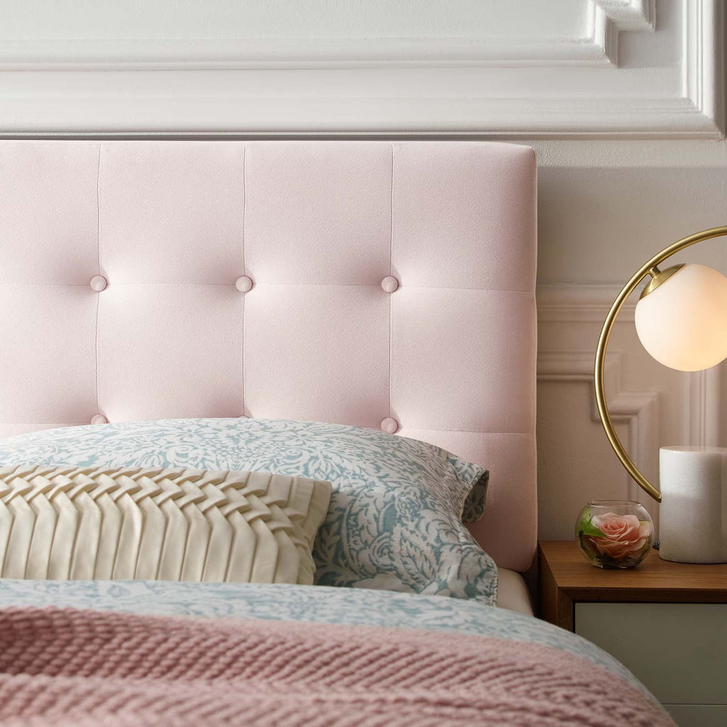 Emily Biscuit Tufted Performance Velvet Queen Headboard by Modway