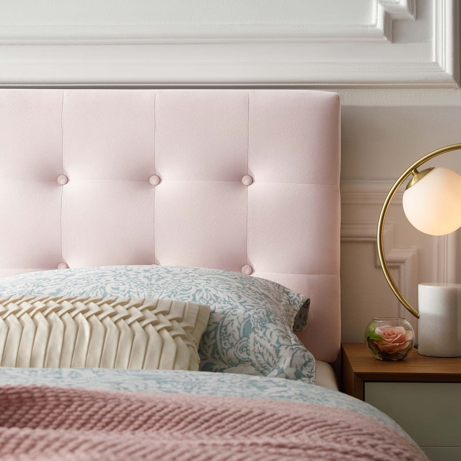 Emily Biscuit Tufted Performance Velvet Queen Headboard by Modway