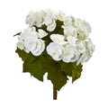 11"  Begonia Bush Artificial Flower (Set of 4)