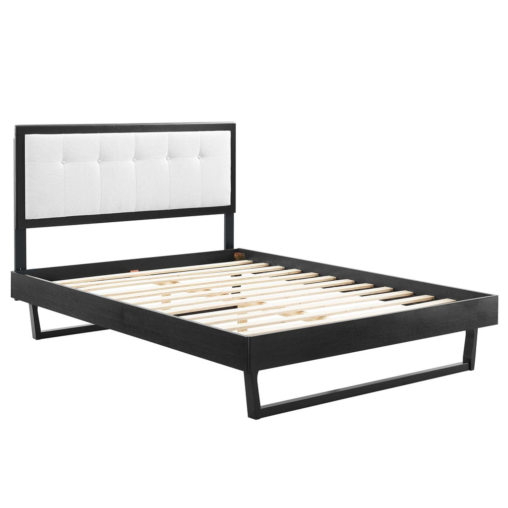 Willow Wood Full Platform Bed With Angular Frame by Modway