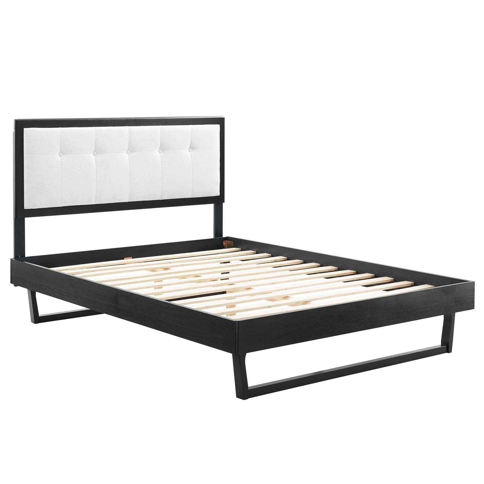 Willow Wood Full Platform Bed With Angular Frame by Modway