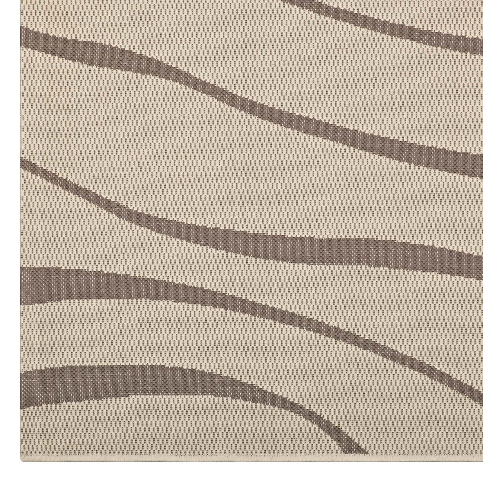 Surge Swirl Abstract Indoor and Outdoor 5x8 Area Rug by Modway