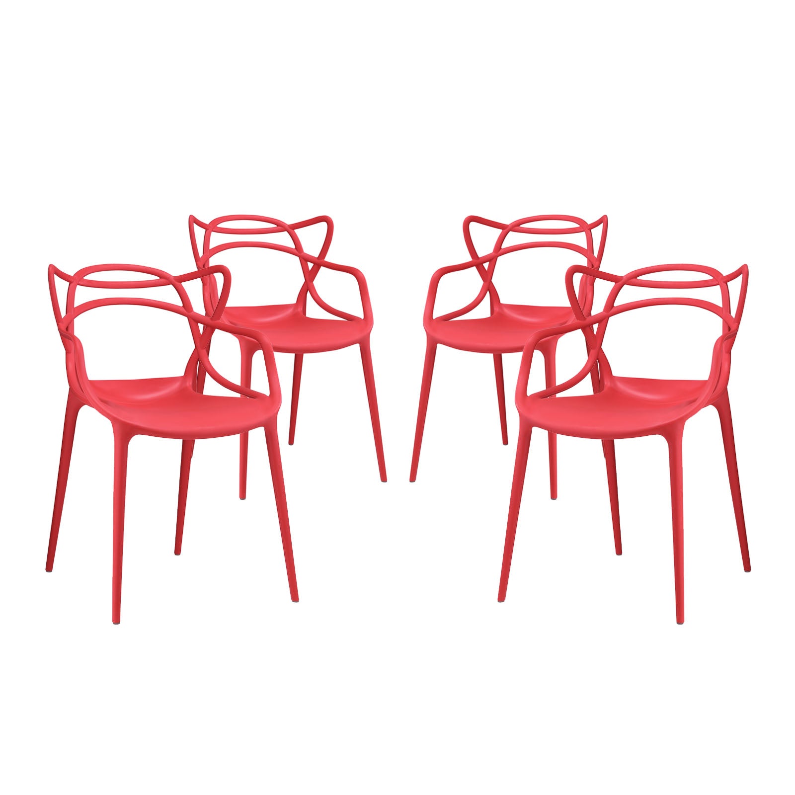 Entangled Dining Set Set of 4 by Modway
