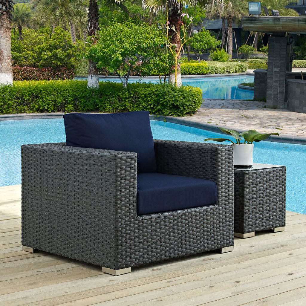 Sojourn Outdoor Patio Sunbrella¨ Armchair by Modway