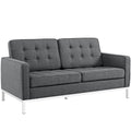 Loft Upholstered Fabric Loveseat by Modway