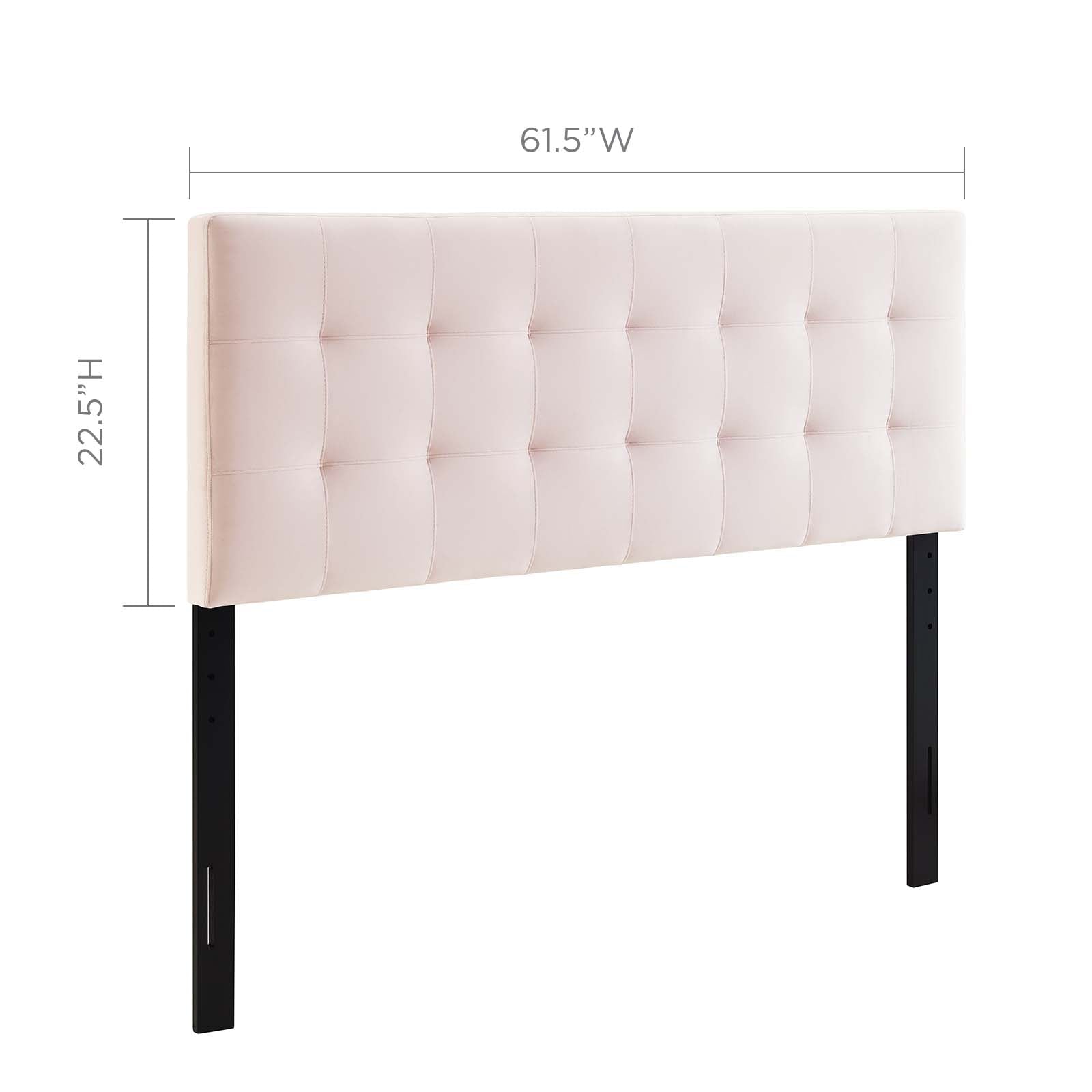 Lily Biscuit Tufted Performance Velvet Queen Headboard by Modway
