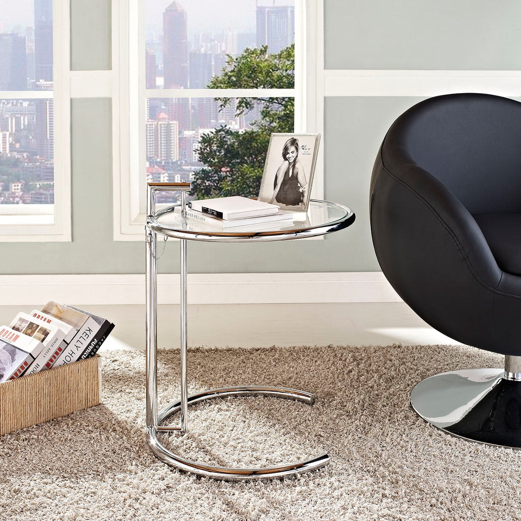 Eileen Gray Metal Side Table by Modway