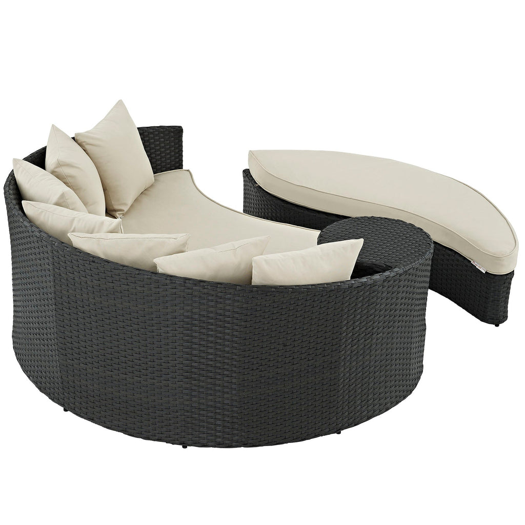 Sojourn Outdoor Patio Sunbrella¨ Daybed by Modway