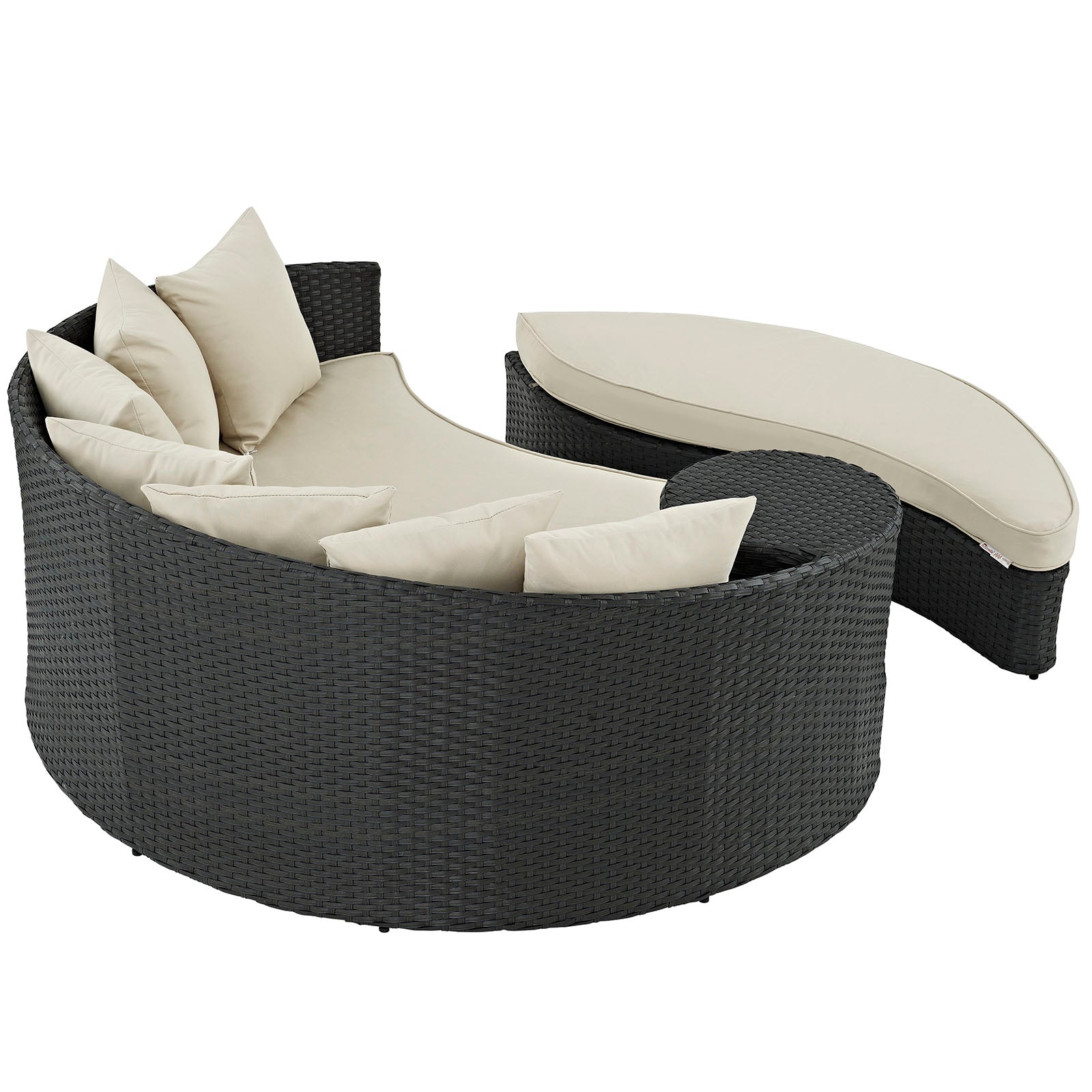 Sojourn Outdoor Patio Sunbrella¨ Daybed by Modway