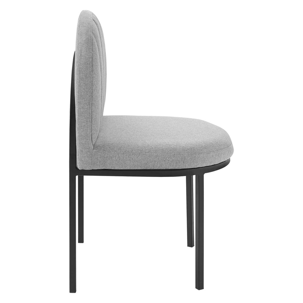 Isla Upholstered Fabric Dining Side Chair Set of 2 by Modway