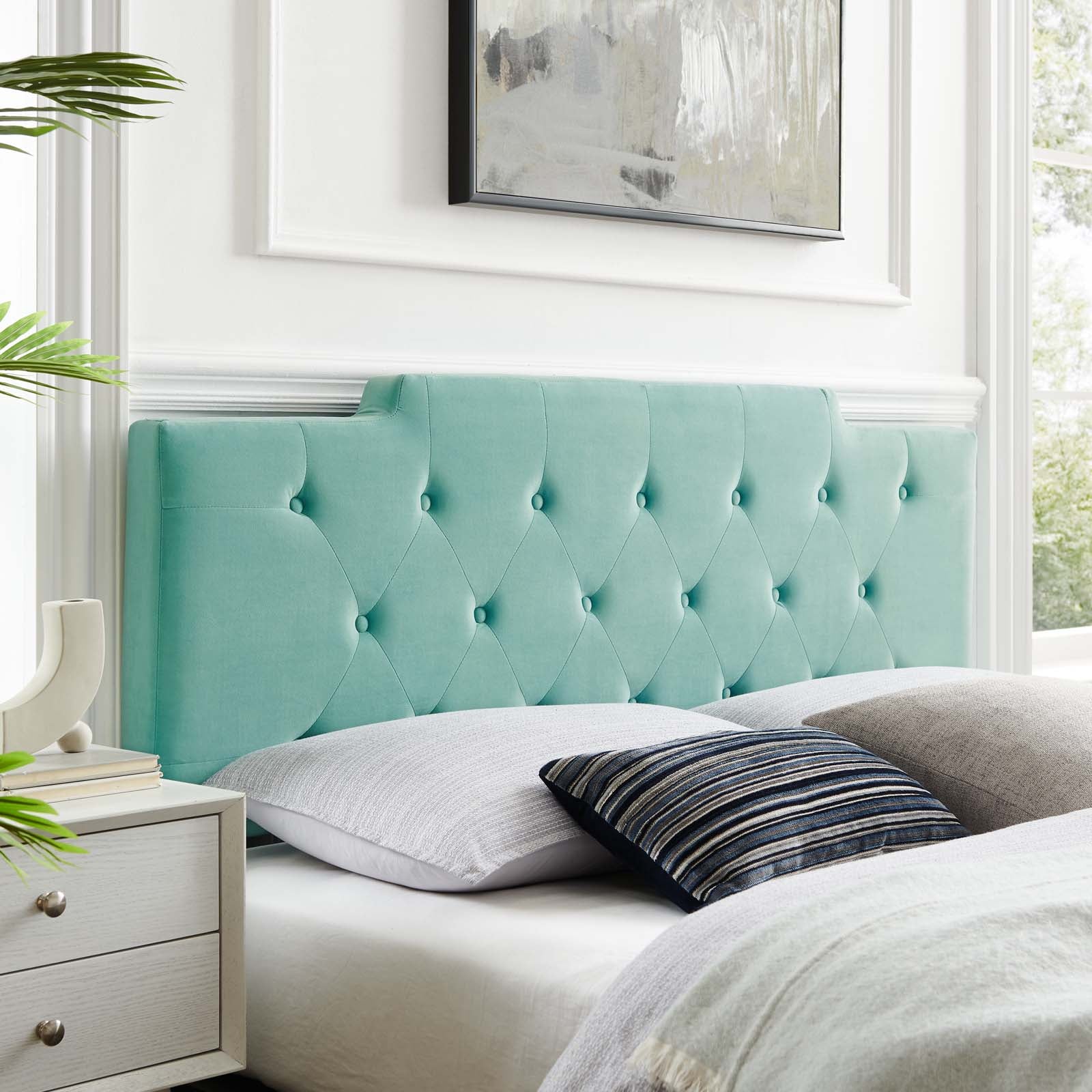 Juliet Tufted Performance Velvet King/California King Headboard by Modway