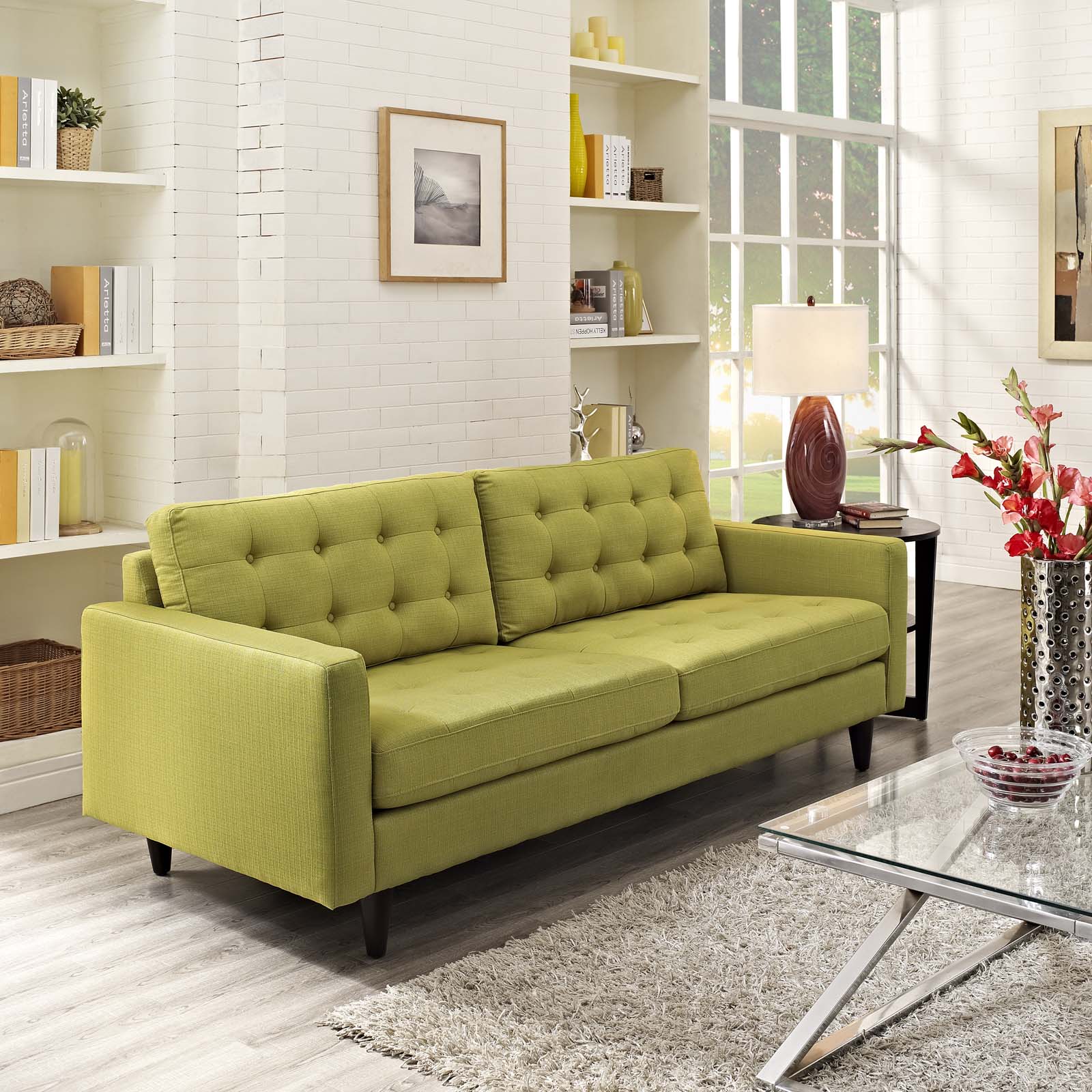 Empress Upholstered Fabric Sofa by Modway