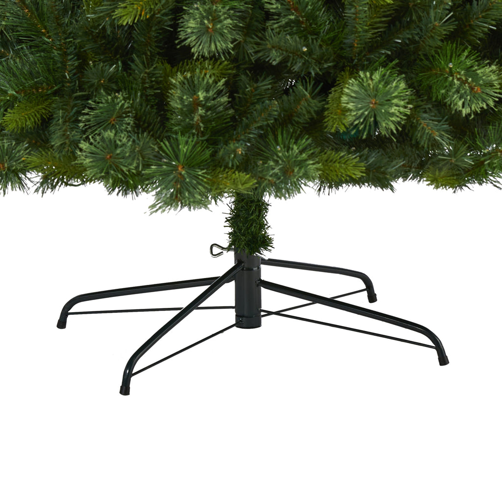 8' Aberdeen Spruce Artificial Christmas Tree w/ 500 Clear LED Lights