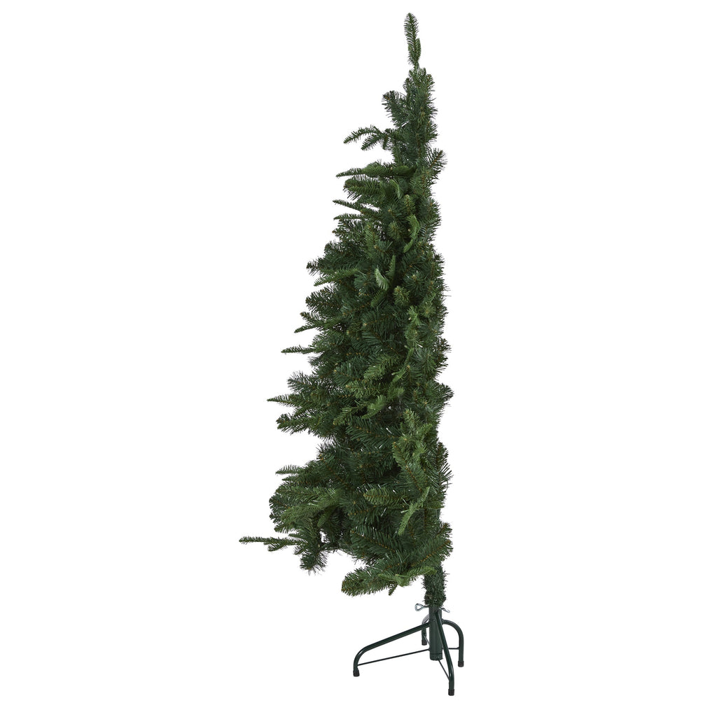 5' Grand Teton Spruce Flat Back Artificial Christmas Tree