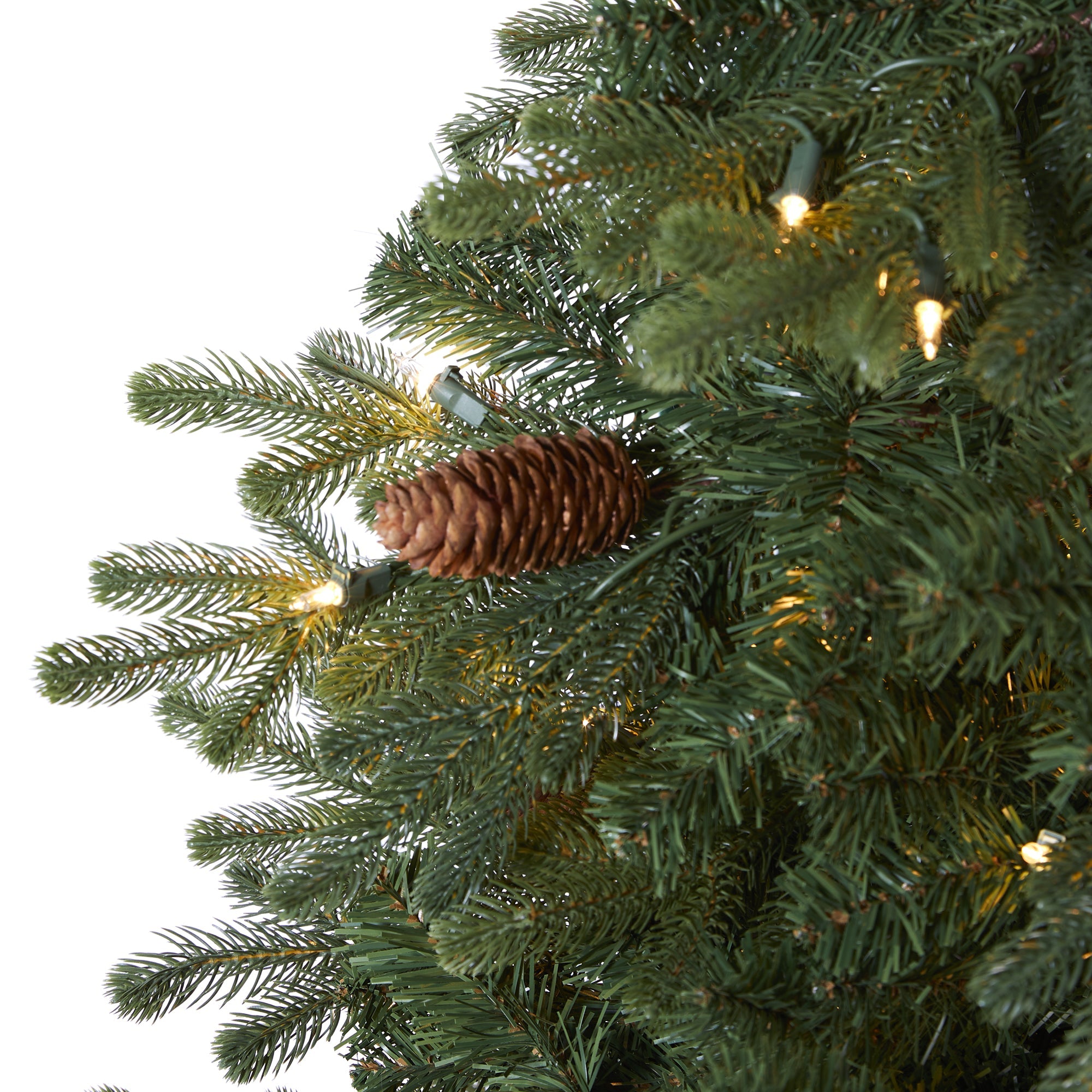 5.5' Yukon Mountain Fir Artificial Christmas Tree with 250 Clear Lights