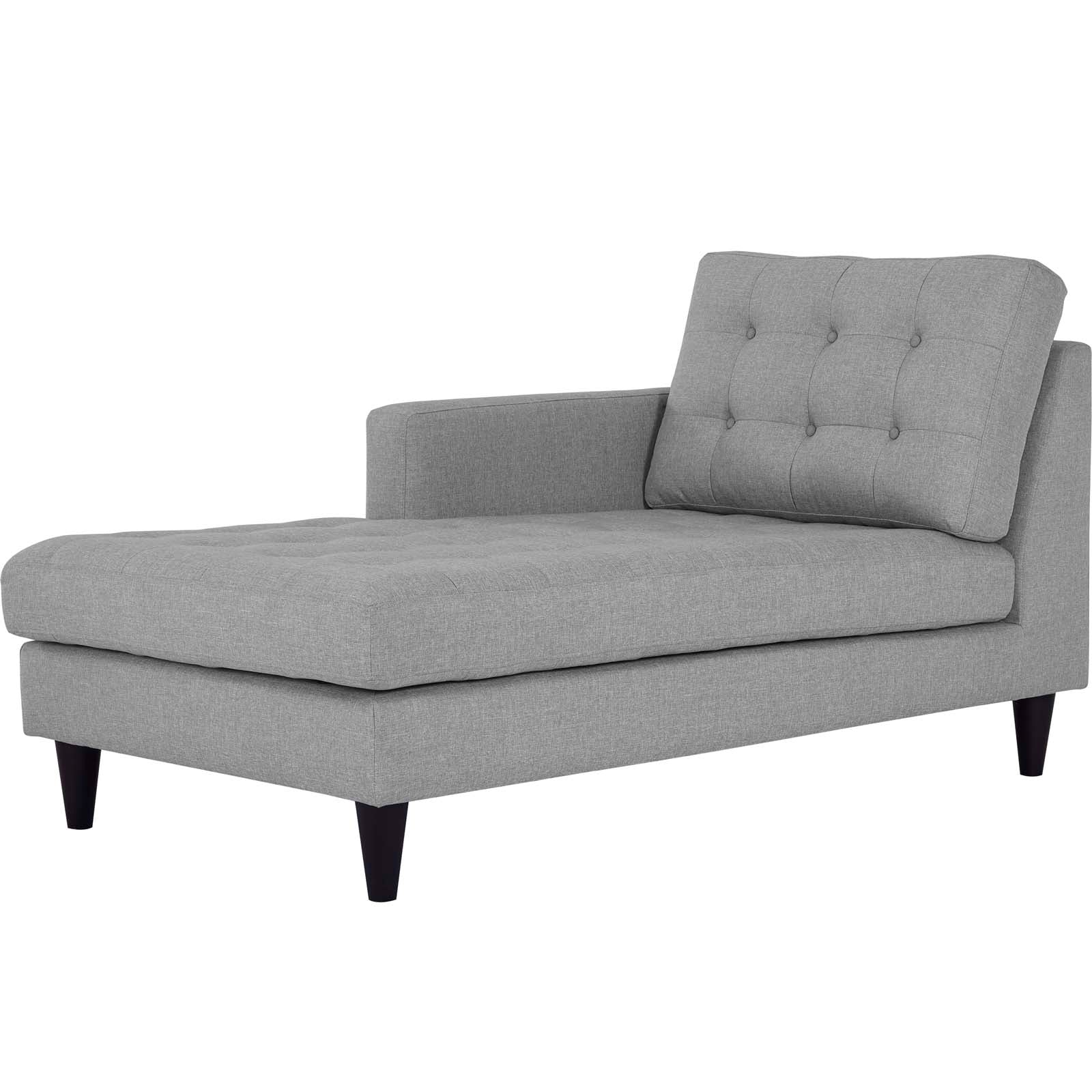 Empress Left-Arm Upholstered Fabric Chaise by Modway
