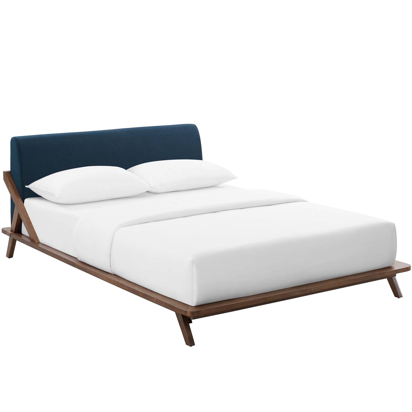 Luella Upholstered Fabric Queen Platform Bed by Modway