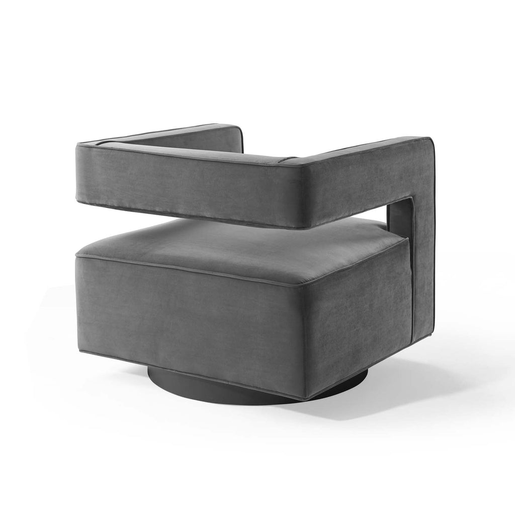 Booth Performance Velvet Performance Velvet Swivel Armchair by Modway