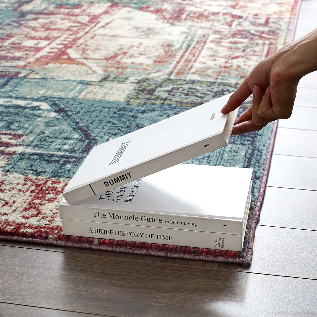Tribute Elowen Contemporary Modern Vintage Mosaic 5x8 Area Rug by Modway