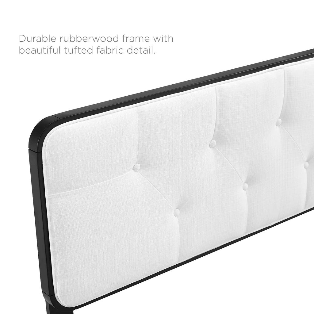 Collins Tufted Fabric and Wood Twin Headboard by Modway