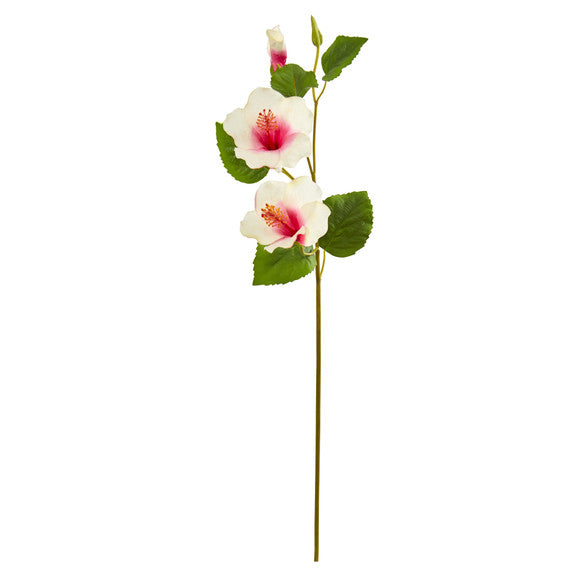 28" Hibiscus Artificial Flower (Set of 12)