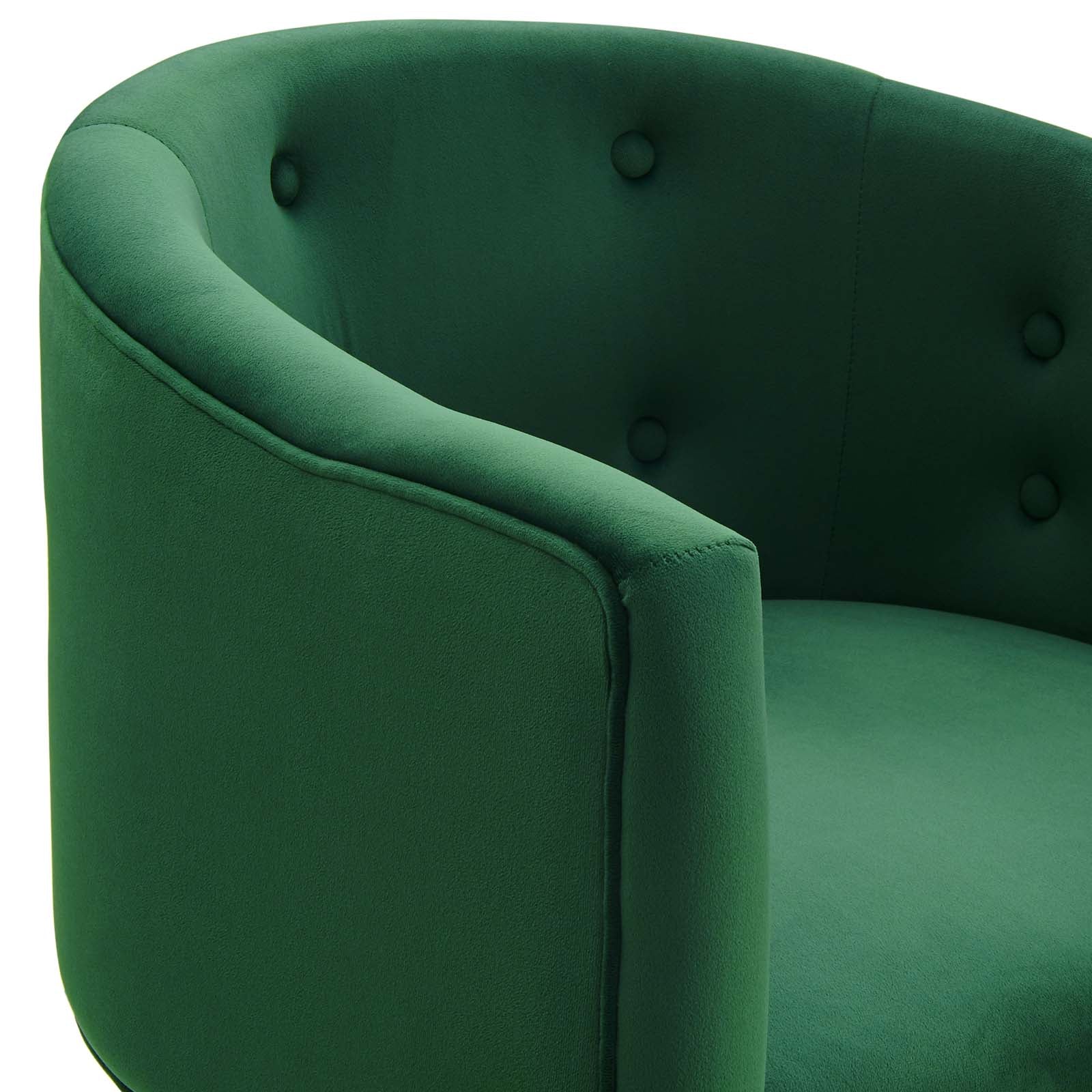 Savour Tufted Performance Velvet Accent Chairs Set of 2 by Modway