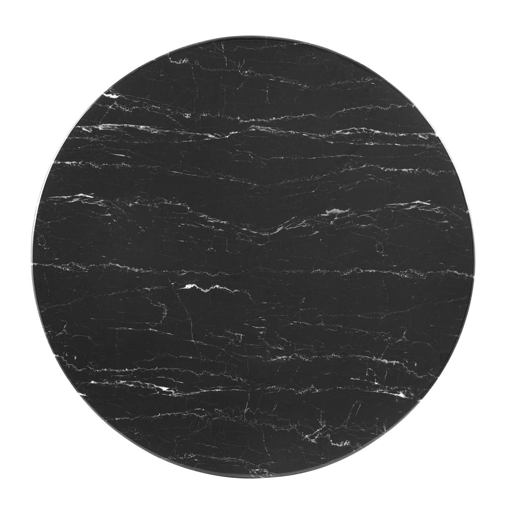 Tupelo 40" Artificial Marble Dining Table by Modway