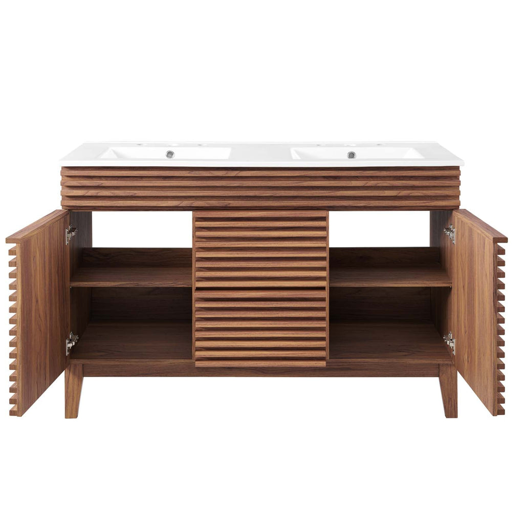 Render 48" Double Sink Bathroom Vanity by Modway