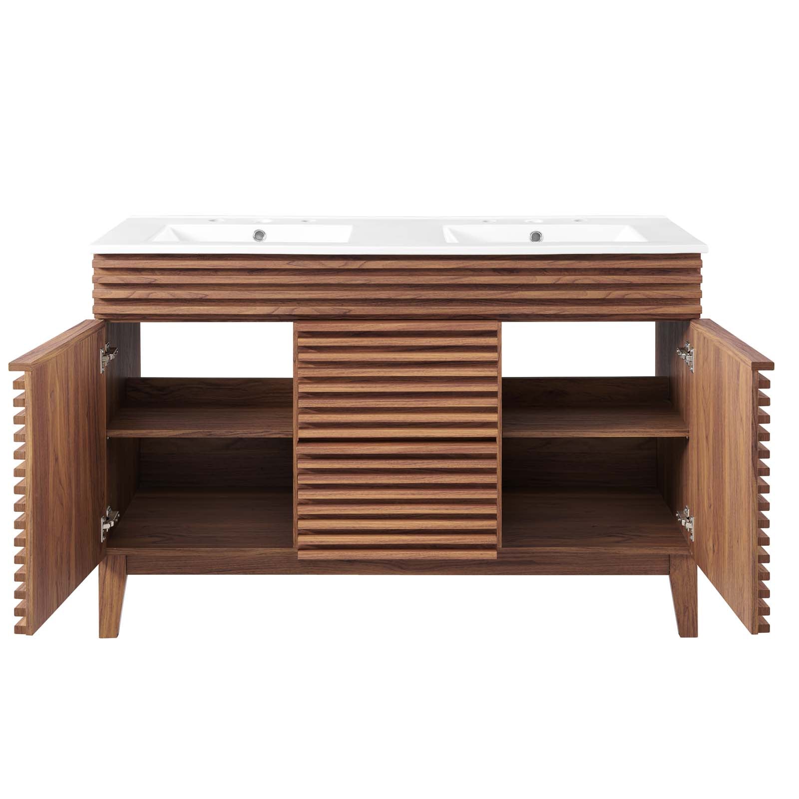 Render 48" Double Sink Bathroom Vanity by Modway