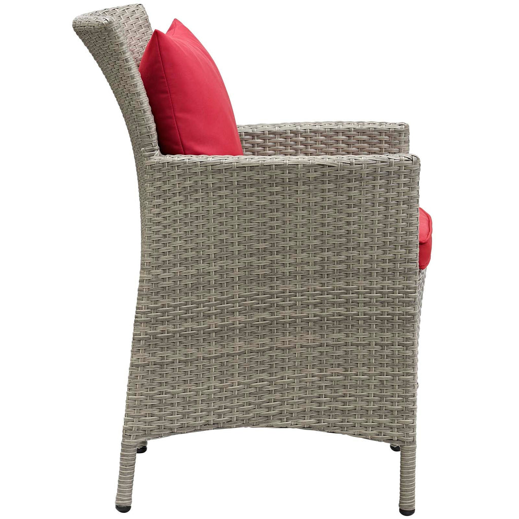 Conduit Outdoor Patio Wicker Rattan Dining Armchair by Modway