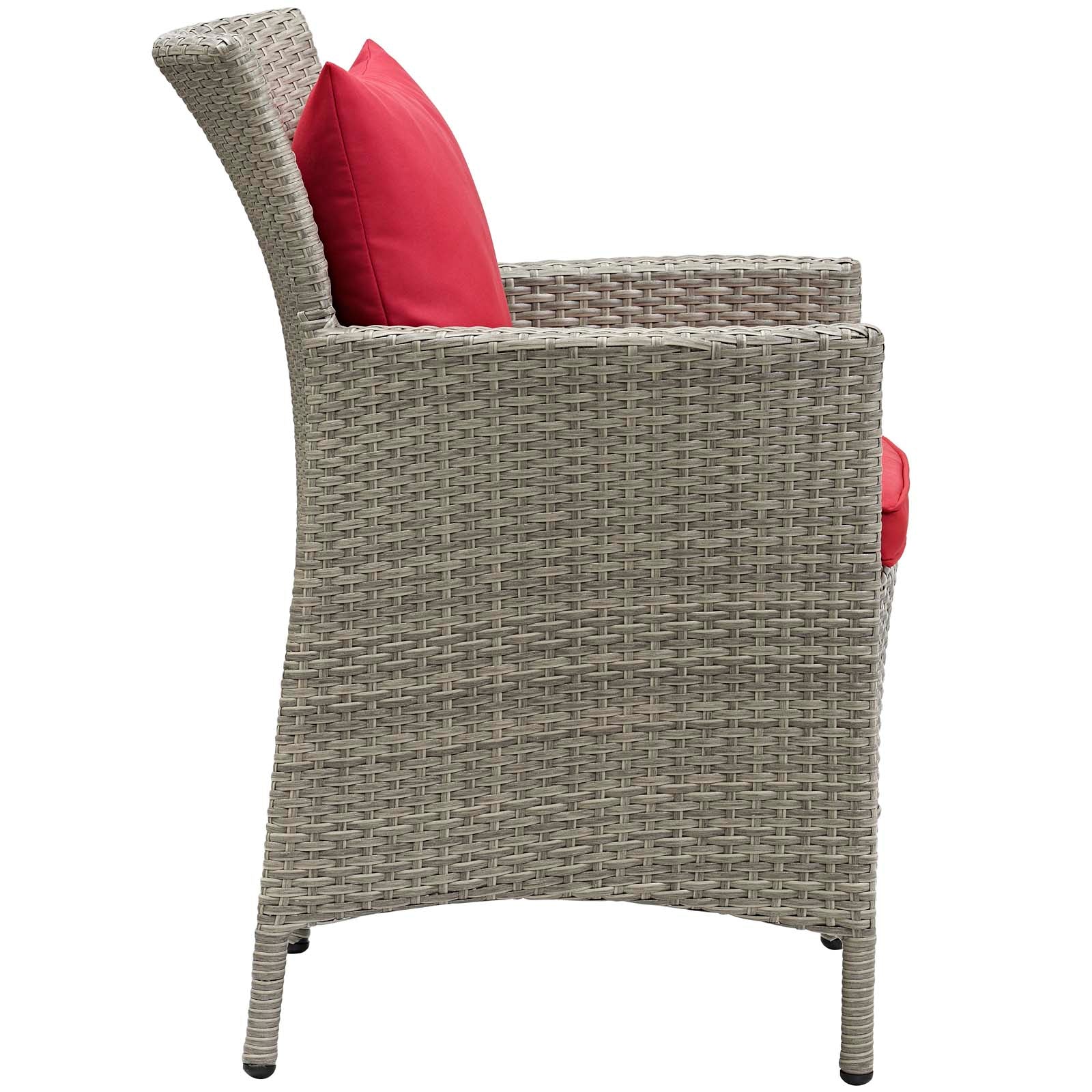 Conduit Outdoor Patio Wicker Rattan Dining Armchair by Modway