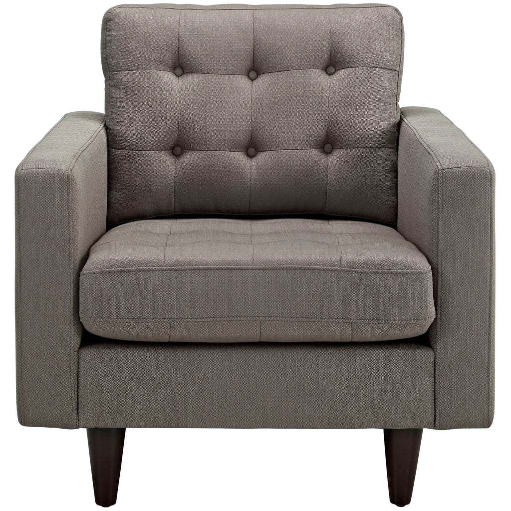 Empress Upholstered Fabric Armchair Set of 2 by Modway