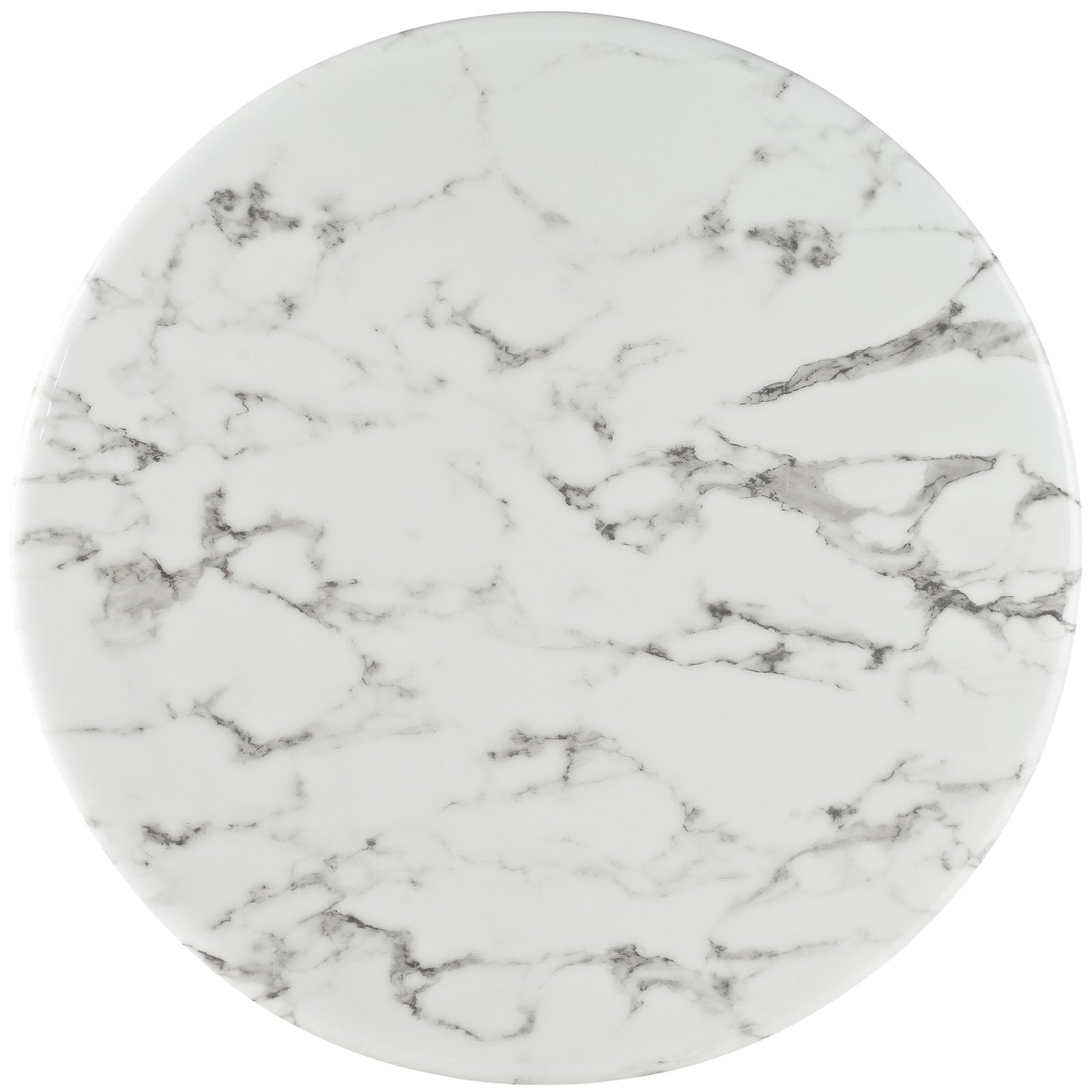 Lippa 28" Round Faux Marble Bar Table by Modway