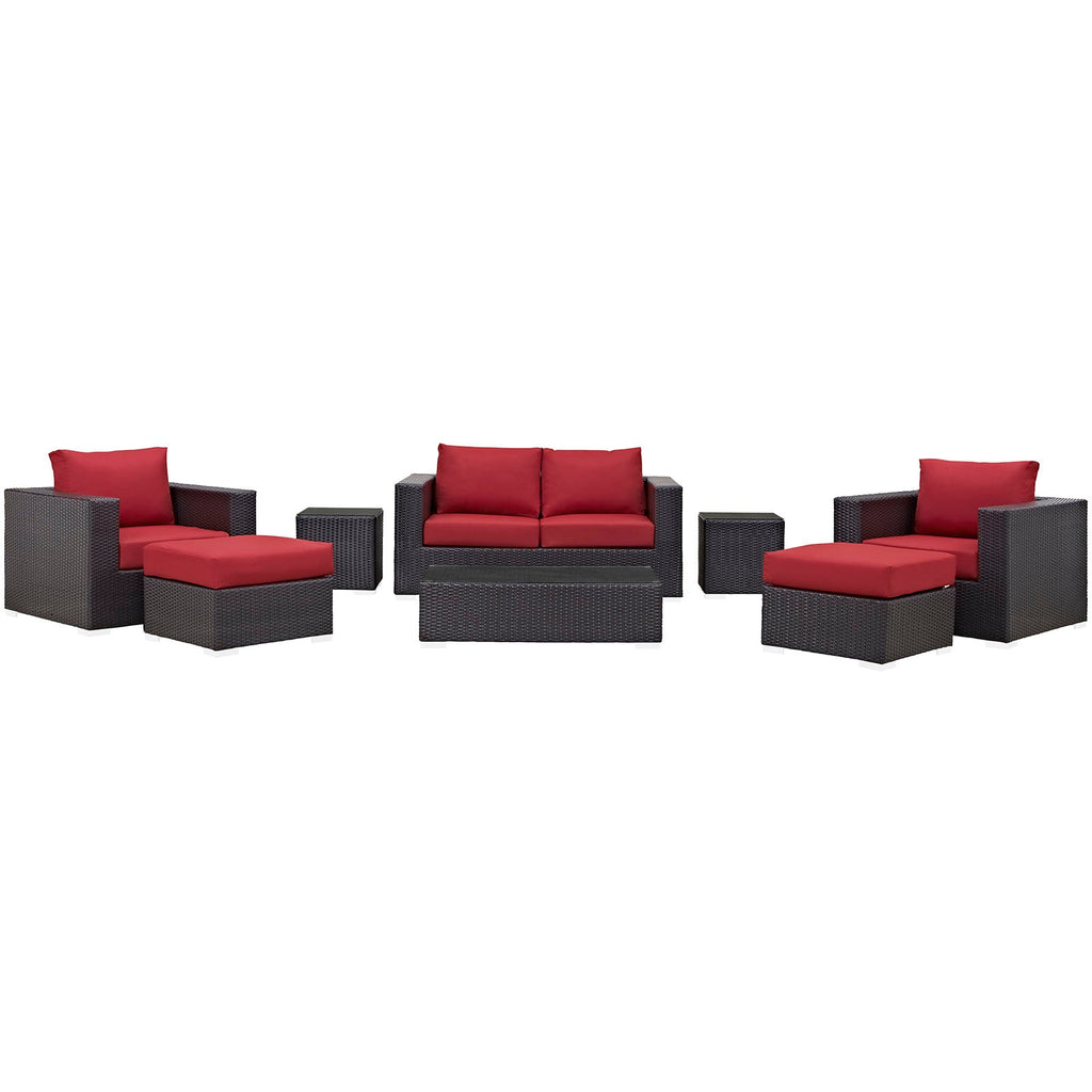 Convene 8 Piece Outdoor Patio Sofa Set by Modway