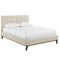 McKenzie Biscuit Tufted Upholstered Fabric Queen Platform Bed by Modway