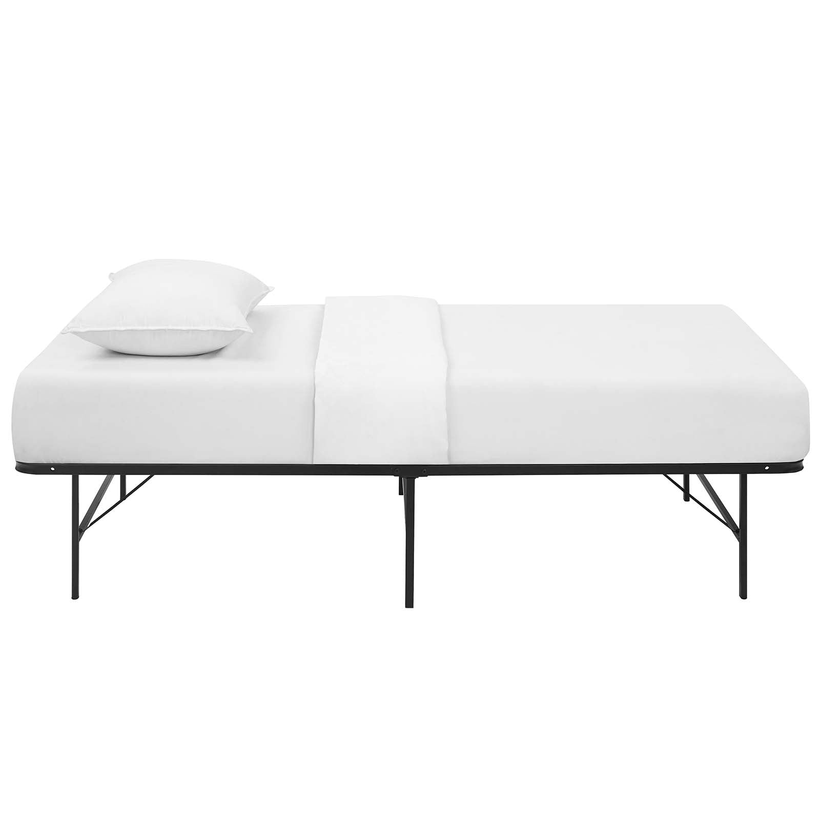 Horizon Stainless Steel Twin Bed Frame by Modway