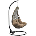 Abate Wicker Rattan Outdoor Patio Swing Chair by Modway