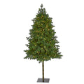 6' Swiss Alpine Artificial Christmas Tree w/ 250 Clear LED Lights