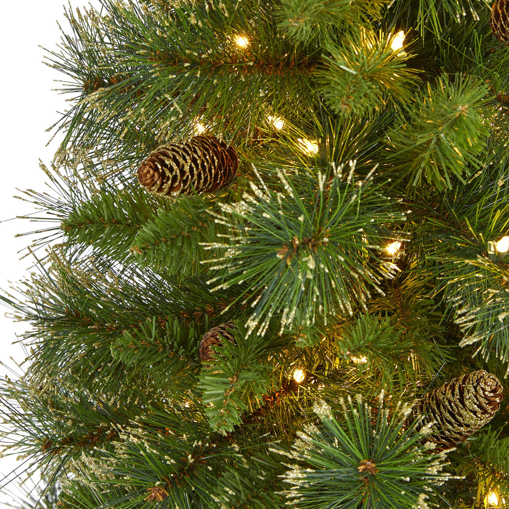 5' Golden Tip Washington Pine Artificial Christmas Tree with 150 Clear Lights