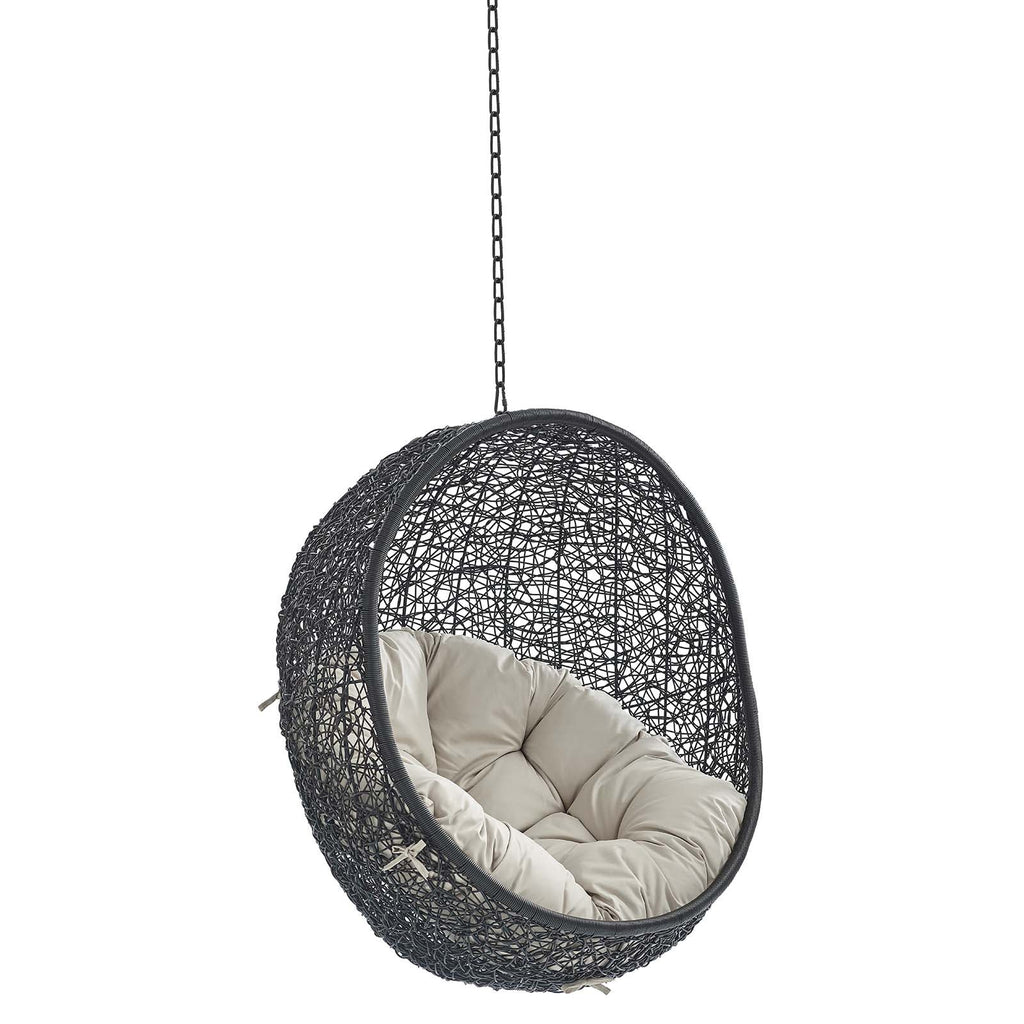 Encase Sunbrella¨ Fabric Swing Outdoor Patio Lounge Chair Without Stand by Modway