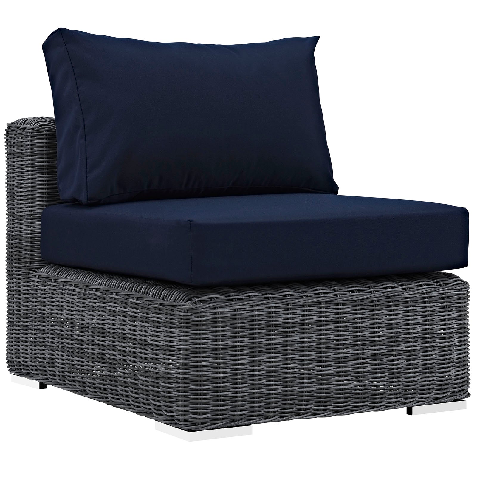 Summon 5 Piece Outdoor Patio Sunbrella¨ Sectional Set by Modway