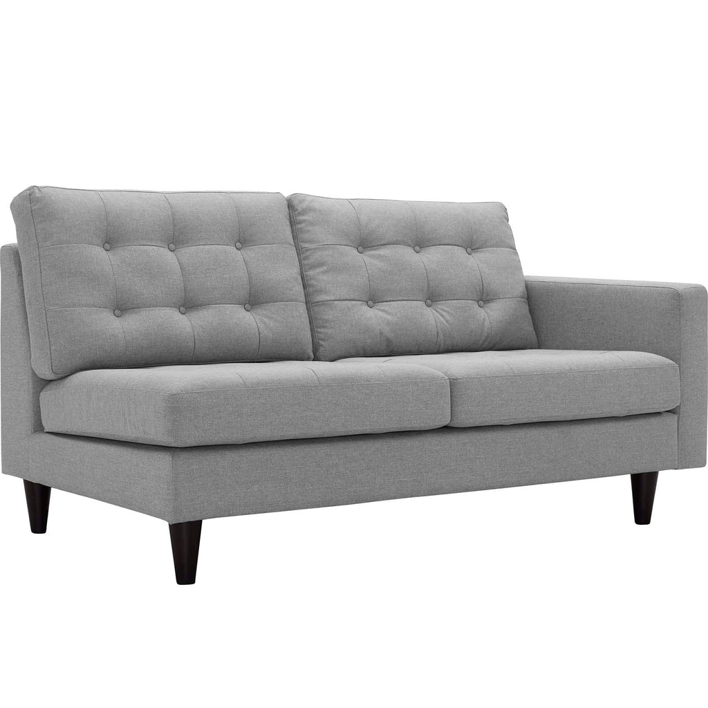 Empress Right-Facing Upholstered Fabric Loveseat by Modway