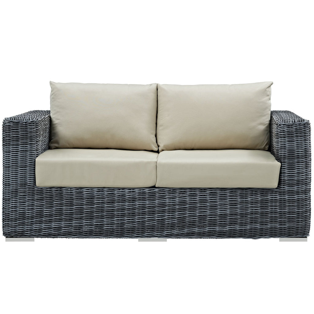 Summon Outdoor Patio Sunbrella¨ Loveseat by Modway