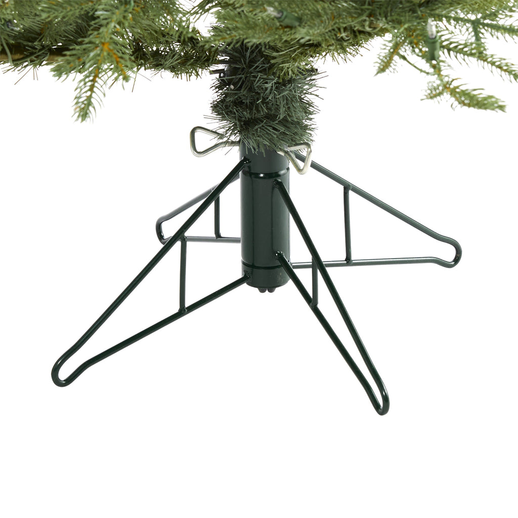 5' New Hampshire Spruce Artificial Christmas Tree with 300 Warm White Lights