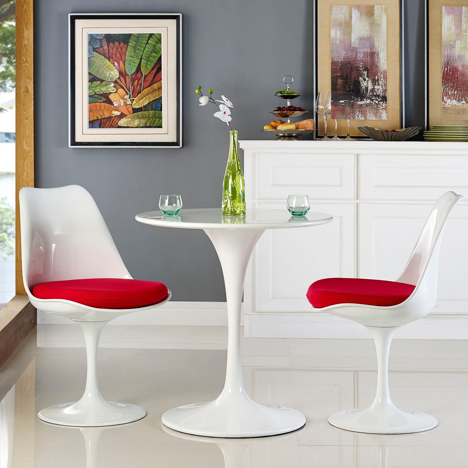 Lippa 28" Round Wood Dining Table by Modway