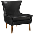 Keen Upholstered Vinyl Armchair by Modway