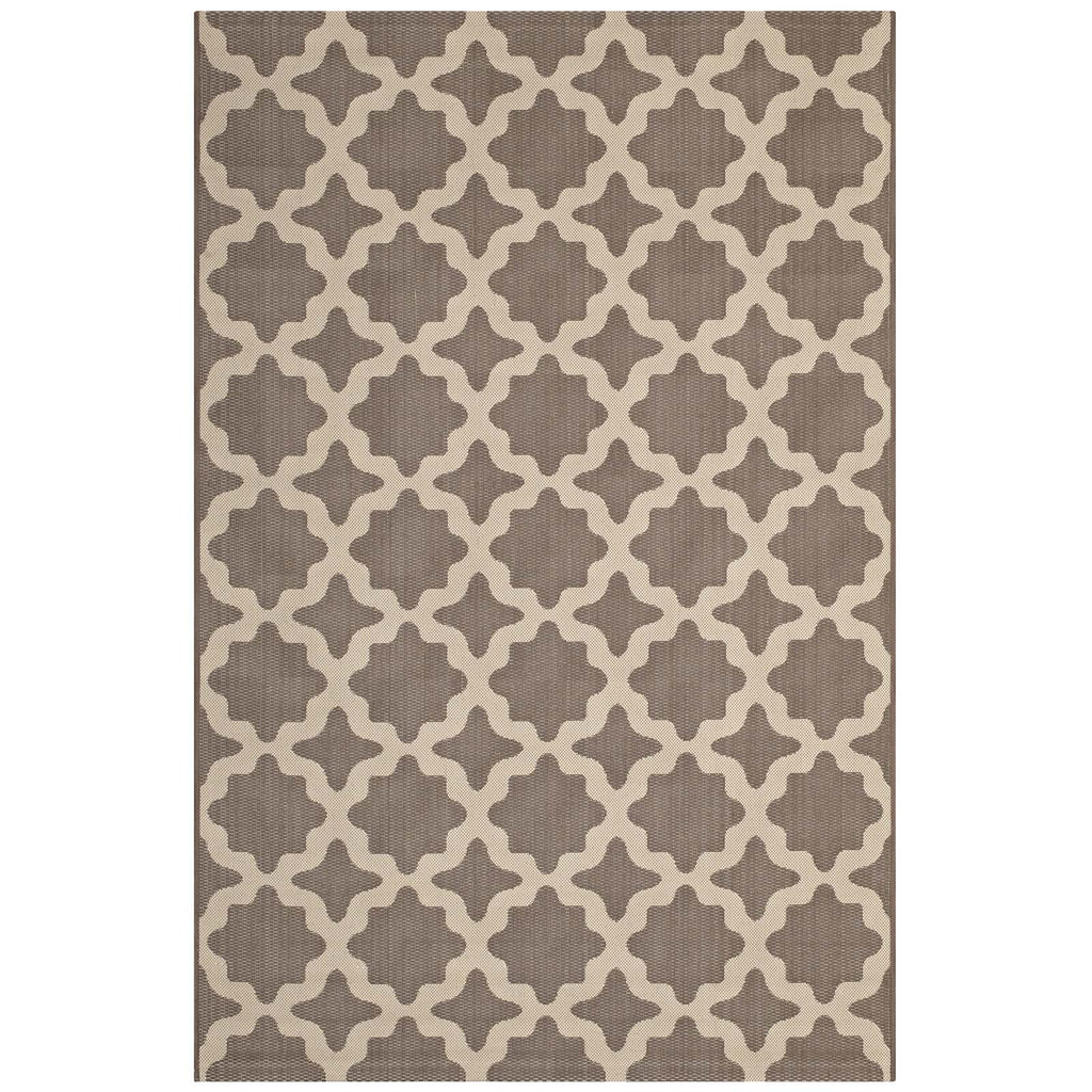 Cerelia Moroccan Trellis Indoor and Outdoor 8x10 Area Rug by Modway